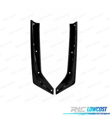 SPLITTERS TRASEIROS BMW G20 19-22 PRETO BRILHANTE