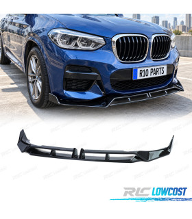 SPOILER LIP BMW X3 G01 21-24 LOOK M PERFORMANCE PRETO BRILHANTE