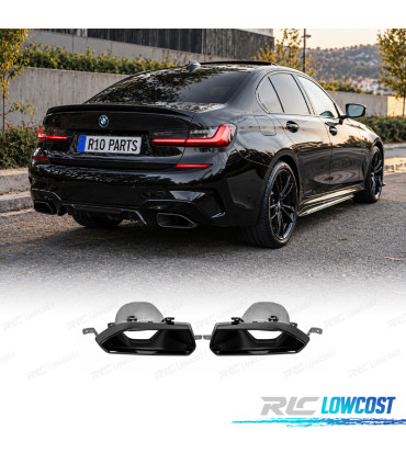 PONTEIRAS DE ESCAPE BMW G20 G21 LCI 23-25 LOOK M PERFORMANCE PRETO