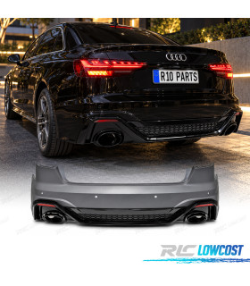 PARA-CHOQUES TRASEIRO AUDI A4 B9 20-24 LOOK RS4 PDC