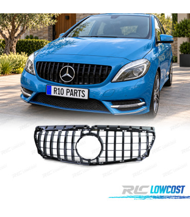 GRELHA MERCEDES CLASSE B W246 11-14 LOOK GT PRETO BRILHANTE