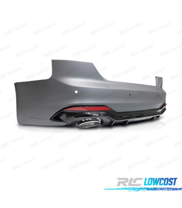 PARA-CHOQUES TRASEIRO AUDI A5 16-19 LOOK RS5 PRETO