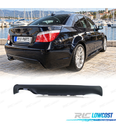DIFUSOR BMW E60 E61 LOOK M PRETO BRILHANTE