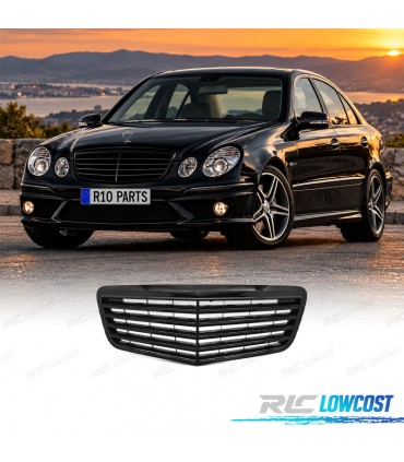 GRELHA MERCEDES CLASSE E W211 06-09 LOOK AMG PRETA