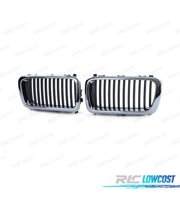 GRELHAS BMW E38 94-01 CROMO PRETO