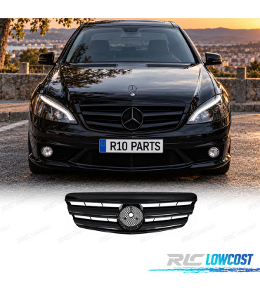 GRELHA MERCEDES W221 05-09 LOOK AMG PRETA