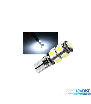 LÂMPADA LED T10 MINIMOS CANBUS LEDS 9LED