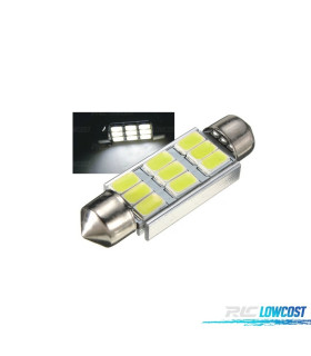 LÂMPADA LED 9 SMD PARA CANBUS MATRICULA HABITÁCULO 41MM