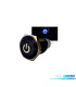 INTERRUPTOR ILUMINADO 12V PRETO LUZ AZUL