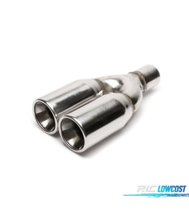 PONTEIRA DE ESCAPE DUPLA SAIDA EM INOX