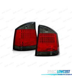 FAROLINS TRASEIROS LED OPEL VECTRA 02-08 VERMELHO ESCURECIDOS