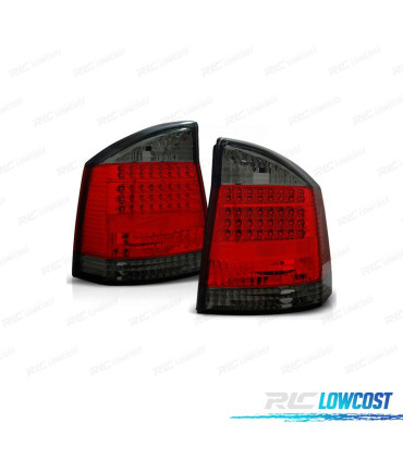FAROLINS TRASEIROS LED OPEL VECTRA 02-08 VERMELHO ESCURECIDOS