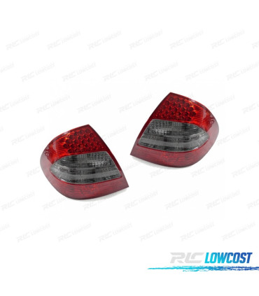 FAROLINS LED PARA MERCEDES CLASSE E W211 02-06 VERMELHO CINZENTO