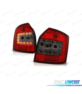 PILOTOS LED AUDI A4 B6 AVANT 00-04 VERMELHO FUMADO