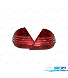 PILOTOS MERCEDES CLASSE E W211 02-06 LED VERMELHO