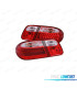 FAROLINS TRASEIROS LED MERCEDES CLASSE E W210 95-02 VERMELHO CROMADO