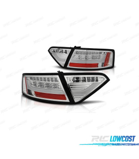FAROLINS TRASEIROS LIGHT BAR AUDI A5 07-11 CROMADO