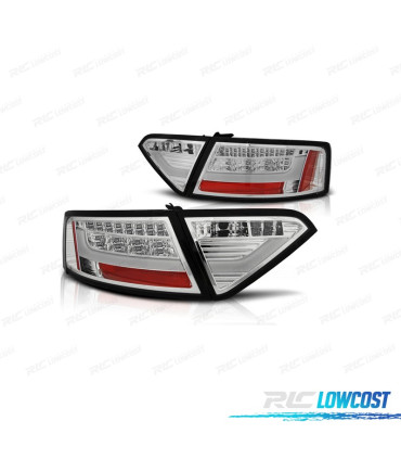 FAROLINS TRASEIROS LIGHT BAR AUDI A5 07-11 CROMADO