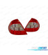 FAROLINS LED MERCEDES CLASSE E W211 02-06 VERMELHO CROMADO