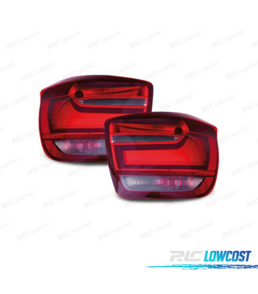 FAROLINS BMW F20 F21 11-15 VERMELHO PRETO