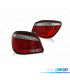 FAROLINS TRASEIROS LIGHTBAR LED BMW E60 03-07 VERMELHO CROMADO