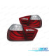FAROLINS TRASEIROS BMW E90 05-08 LED VERMELHO CROMADO