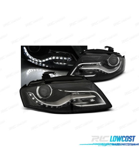 FARÓIS LUZ DIURNA LED DRL AUDI A4 B8 07-11