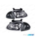 FARÓIS HONDA CIVIC DEL SOL 92-97 FUNDO PRETO