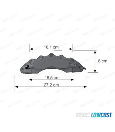 KIT CONJUNTO CAPAS TAMPAS PARA PINÇAS DE TRAVÃO