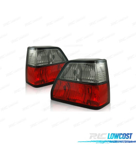 FAROLINS TRASEIROS GOLF 2 II 83-91 VERMELHO ESCURECIDO