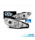 FARÓIS ANGEL EYES CCFL PEUGEOT 206 H1 98-08 FUNDO CROMADO