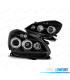 FARÓIS ANGEL + LED RENAULT CLIO 3 05-09 FUNDO PRETO