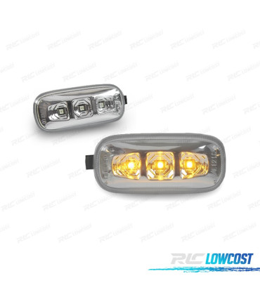 PISCAS LATERAIS LED AUDI A4 B6 B7 01-07 CROMADOS