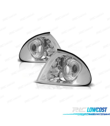 PISCAS FRONTAIS BMW E46 BERLINA E46 98-01 FUNDO CROMADO