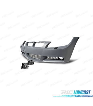 PÁRA-CHOQUES FRONTAL BMW E90 91 05-08 LOOK M + FARÓIS NEVOEIRO