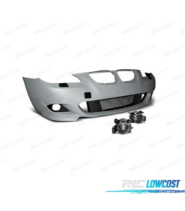 PÁRA-CHOQUES FRONTAL BMW E60 E61 03-10 SEM PDC PACK M + FARÓIS NEVOEIRO