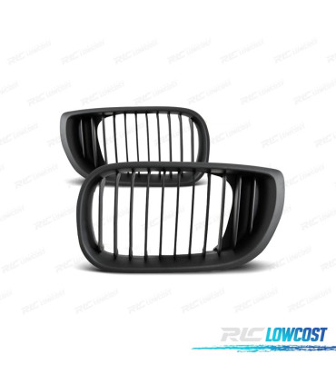 GRELHAS BMW E46 BERLINA TOURING 01-05 PRETO MATE LOOK M PERFORMANCE