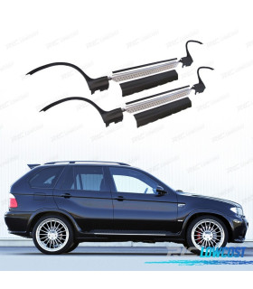 KIT DE ESTRIBOS BMW X5 E53 1999-2007 ALUMINIO