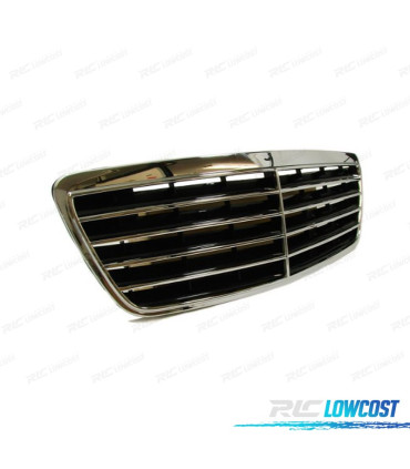 GRELHA FRONTAL MERCEDES E W210 00-02 CROMADA