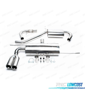 LINHA DE ESCAPE EM INOX VOLKSWAGEN VW GOLF V PARA AUDI A3 8P