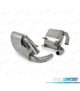 PONTEIRAS ESCAPE PORSCHE 911 996 C2 C4 C4S AÇO INOX