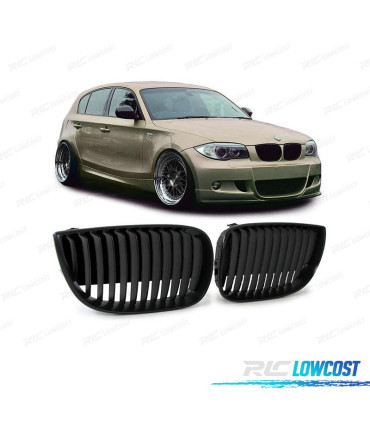 GRELHAS BMW E81 E87 LOOK M PERFORMANCE 04-07 PRETO REBORDO FINO