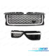 GRELHAS FRONTAIS + LATERAIS RANGE ROVER SPORT 06-09 LOOK PIANO BLACK EDITION