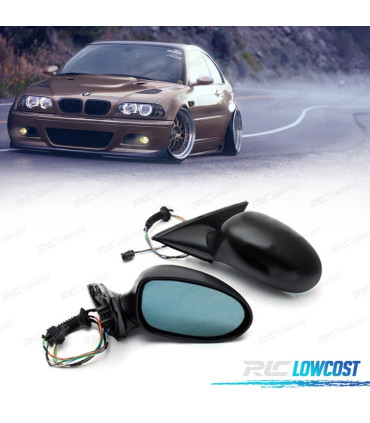 ESPELHOS RETROVISORES REBATÍVEIS BMW E46 COUPE LOOK M3