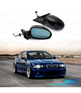 ESPELHOS RETROVISORES ELÉTRICOS BMW E46 99-06 COUPE 6 PINOS LOOK M3