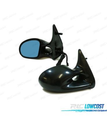 ESPELHOS RETROVISORES BMW E36 COUPE CABRIO 90-99 PRETO AQUECIVEIS LOOK M3
