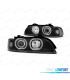 FARÓIS BMW E39 95-00ANGEL EYES LED FUNDO PRETO