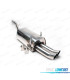 PANELA DE ESCAPE PARA BMW SERIE 3 E36 L4 1991-1998 INOX x2 DTM