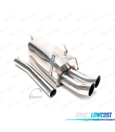 PANELA DE ESCAPE BMW SERIE 3 E36 L6 1991-1998 INOX x2 DTM