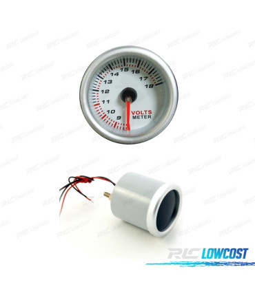 MANÓMETRO VOLTIMETRO BRANCO